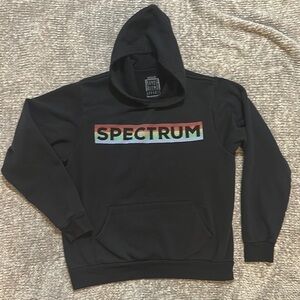 EUC Neurodivergent awareness support black hoodie size LG